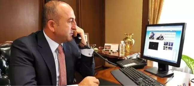 Dışişleri Bakanı Çavuşoğlu Mevkidaşı Kerry ile Görüştü