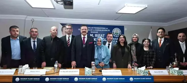 Hisarcıklıoğlu'ndan Erzurum Ticaret Borsası'na Ziyaret
