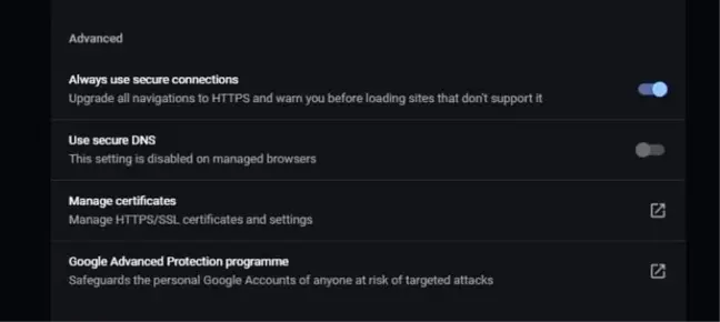Google Chrome, HTTPS protokolünü varsayılan yapacak