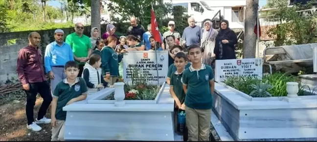 Bafra'da Şehit Jandarma Uzman Onbaşı Burkan Perçin İçin Anma Töreni Düzenlendi