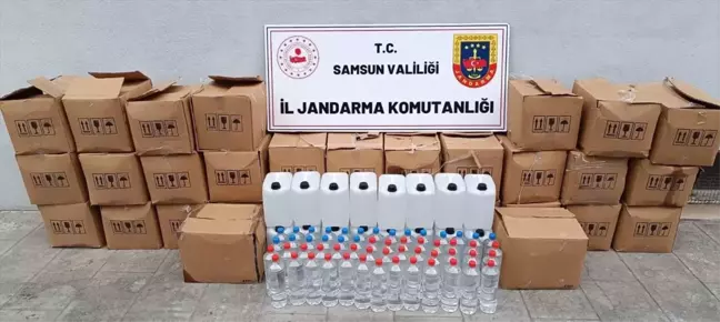 Samsun'da Depoda 755 Litre Etil Alkol Ele Geçirildi