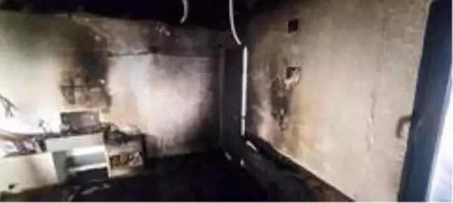 Yangında mahsur kalan 2 yaşındaki çocuk hastanede hayatını kaybetti
