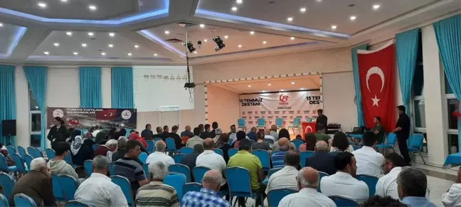 Sinop'un Saraydüzü ilçesinde Kaymakam Tugay Kalkanlı için veda programı düzenlendi