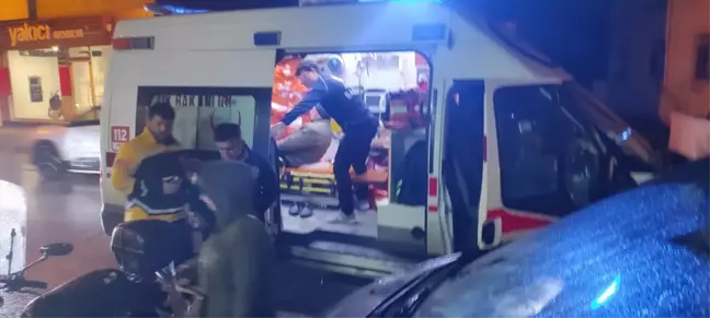 Elektrikli bisikletin çarpması sonucu yaralanan yaya hastaneye kaldırıldı