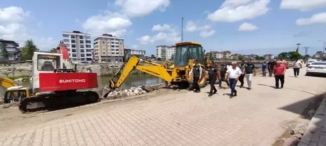 DSİ Samsun Bölge Müdürü Terme Çayı ıslahı çalışmalarını inceledi