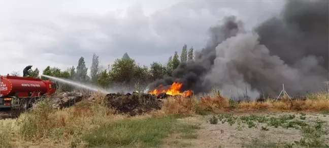 Seydişehir'de çıkan anız yangını söndürüldü