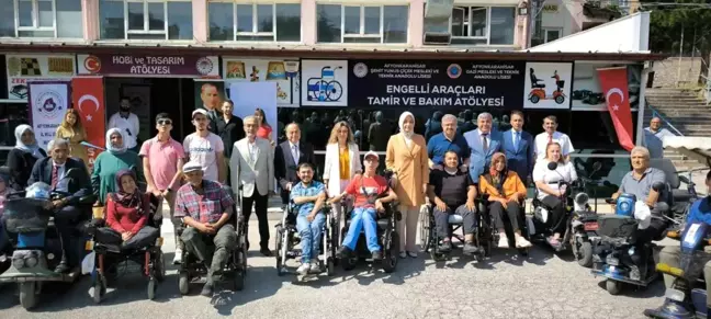 Afyonkarahisar'da Engelliler İçin Araç Bakım Atölyeleri Kuruldu