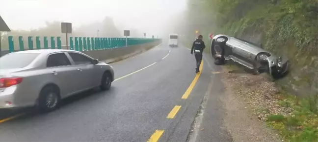 Bolu Dağı'nda Otomobil Devrildi: Sürücü Ağır Yaralı