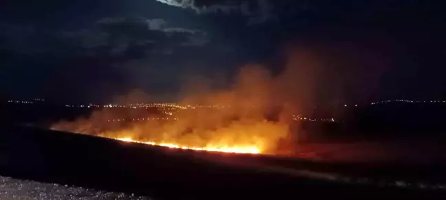 Siirt'te Anız Yangını: İtfaiye Ekipleri Mücadele Ediyor