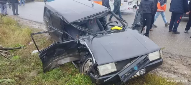 Düzce'de Trafik Kazası: 2 Yaralı