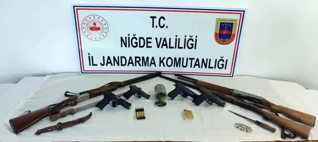 Niğde'de Uyuşturucu ve Silah Operasyonu: 3 Gözaltı