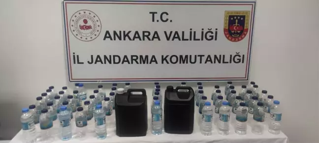 Ankara'da Sahte İçki Üreticisi Gözaltına Alındı