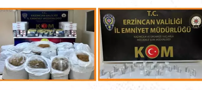 Erzincan'da Kaçak Tütün ve Elektronik Sigara Operasyonu