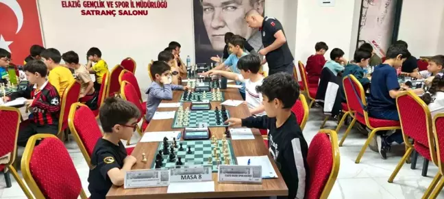 Elazığ Satranç İl Birinciliği Turnuvası Büyük Heyecanla Devam Ediyor