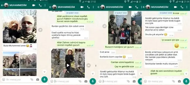 İdlip'de rejimin bombaladığı köydeki çocukların dramı şehidin mesajlarında