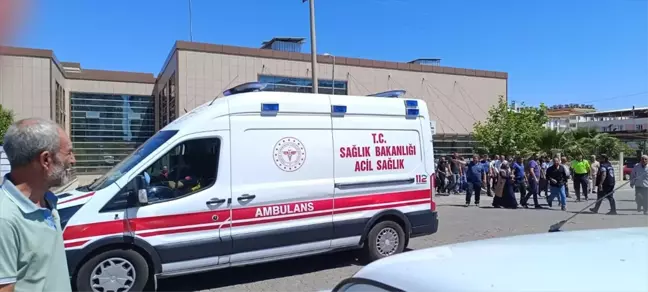 Halfeti'de hafif ticari araç duvara çarptı, sürücü yaralandı