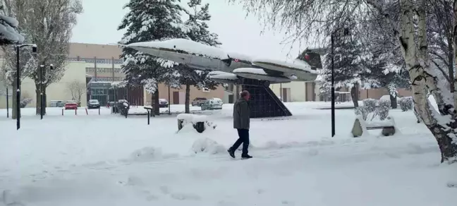 Erzurum'da Yoğun Kar Yağışı Hayatı Olumsuz Etkiliyor