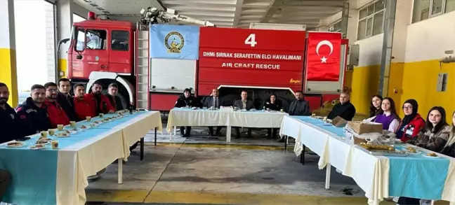 Şırnak Şerafettin Elçi Havalimanı'nda ARFF Memurları Günü kutlandı