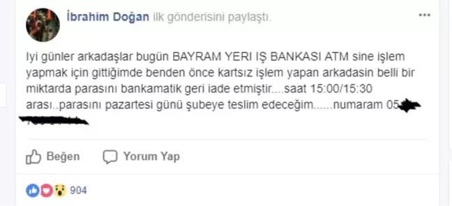 Tekstil İşçisi Bulduğu 3 Bin TL'yi Sahibine Teslim İçin Bankaya Verdi