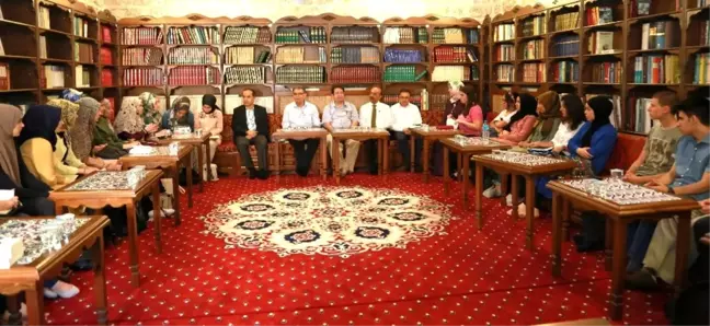 Eski Bakan Güçlü, Milletvekili Aydoğdu ve Başkan Yazgı Okuma Grubu Öğrencileriyle Buluştu