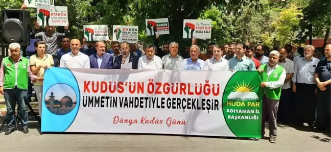 Adıyaman'da 'Kudüs' açıklaması