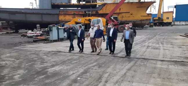Ereğli Kaymakamı Çorumluoğlu'ndan tersaneler bölgesinde inceleme