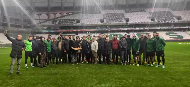Giresunspor'da Champness antrenmana çıktı