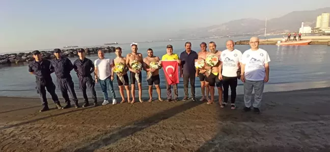 İskenderun Körfezi Açık Deniz Yüzme Maratonu Tamamlandı