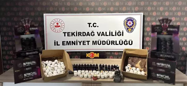 Tekirdağ'da Tütün Kaçakçılığı Operasyonu: 600 Elektronik Sigara Likiti ve 100 Paket Nargile Tütünü Ele Geçirildi