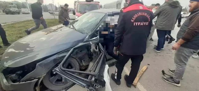 Kahramanmaraş'ta Trafik Kazası: 2 Yaralı