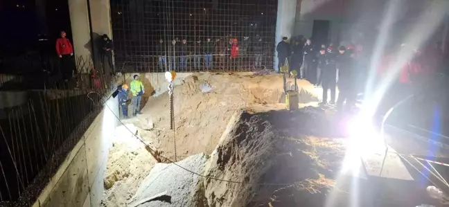 Tekirdağ'da fabrika inşaatında göçük: 2 işçi toprak altında kaldı