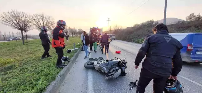 Bursa'da Motosiklet Kazası: Kadın Kulüp Başkanı Ağır Yaralandı