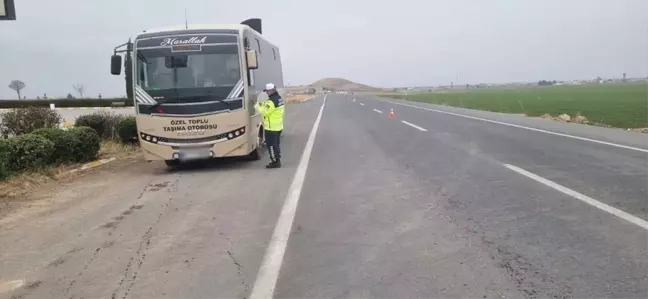 Mardin'de Jandarmadan Toplu Taşıma Denetimi