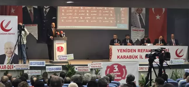 Yeniden Refah Partisi Karabük Kongresi Gerçekleşti