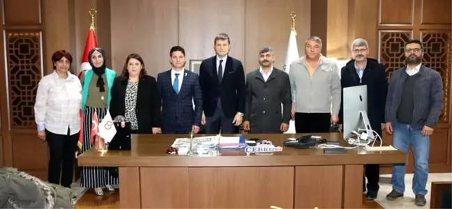 Başkan Akay, BBP Çerkezköy İlçe Yönetim Kurulu'nu Makamında Ağırladı