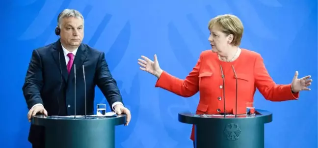 Merkel, Macaristan Başbakanı Orban ile Bir Araya Geldi