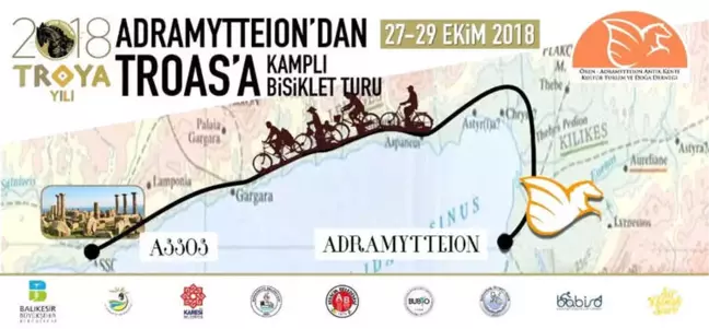Adramytteıon'dan Troas'a Kamplı Bisiklet Turu