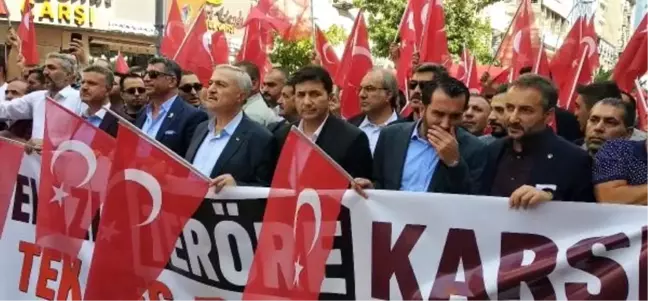Elazığ'da 'teröre lanet, kardeşliğe destek' yürüyüşü