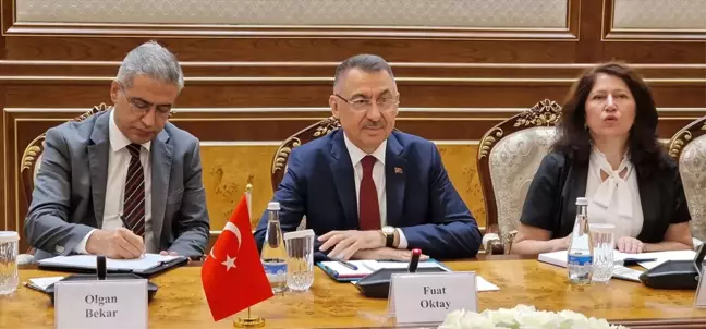 TBMM Dışişleri Komisyonu Başkanı Fuat Oktay Özbekistan'da Senato Başkanı ile Görüştü