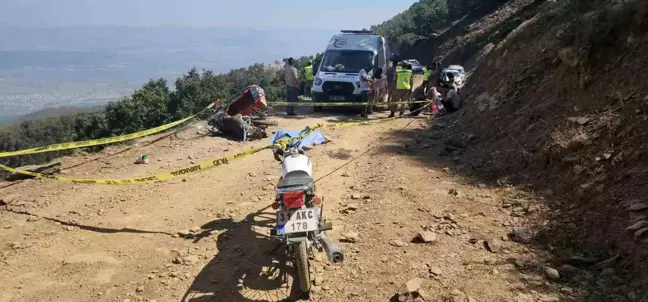 Hatay'da yayla yolunda motosiklet kazası: 1 ölü, 1 yaralı