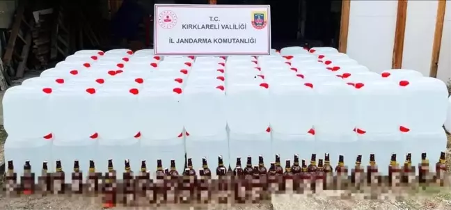 Kırklareli'nde Etil Alkol Operasyonu: 3 Bin 360 Litre Ele Geçirildi