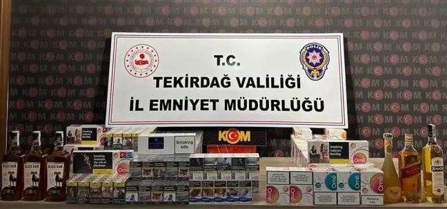 Tekirdağ Merkezli Sigara Kaçakçılığı Operasyonunda 7 Gözaltı