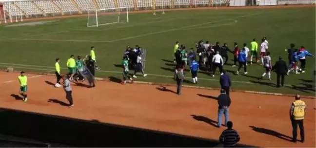 Tokat'ta amatör maçta kavga