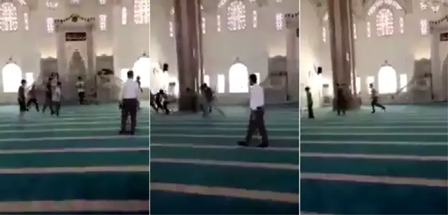 Camide futbol maçı yaptılar