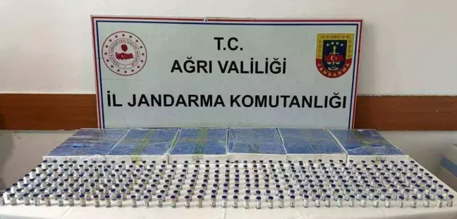 Ağrı'da Kaçak Vücut Geliştirme İlaçları Ele Geçirildi