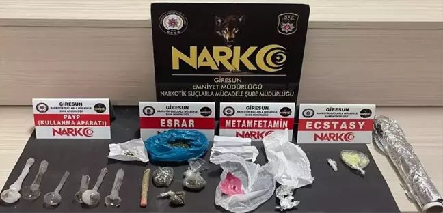 Giresun'da Uyuşturucu Ticareti Operasyonu: 4 Zanlı Tutuklandı