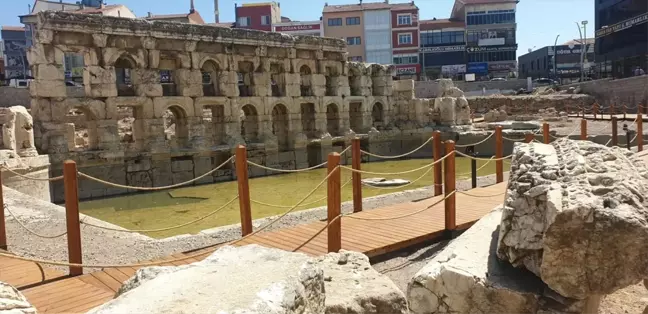 Yozgat'ın Roma hamamı çevre düzenlemesi tamamlandı