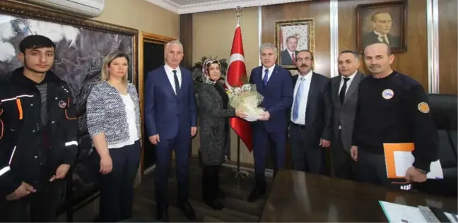Afad Heyetinden Başkan Memiş'e Ziyaret
