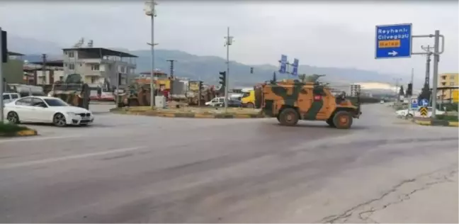 Son dakika haber! Hatay-Suriye sınır hattına askeri sevkiyat