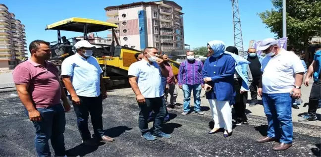 Başkan Ayşe Çakmak Asfalt Çalışmalarını İnceledi
